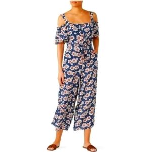 M.i.h jeans elodie silk floral print romper small